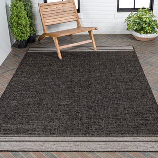 Zuri Modern Minimalist Mingled Indoor/Outdoor Area Rug