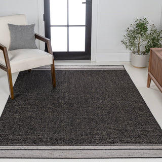 Zuri Modern Minimalist Mingled Indoor/Outdoor Area Rug