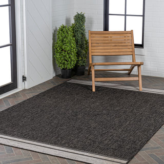 Zuri Modern Minimalist Mingled Indoor/Outdoor Area Rug