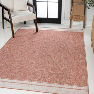 Zuri Modern Minimalist Mingled Indoor/Outdoor Area Rug