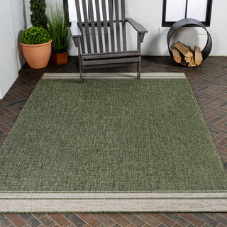 Zuri Modern Minimalist Mingled Indoor/Outdoor Area Rug