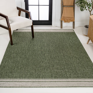 Zuri Modern Minimalist Mingled Indoor/Outdoor Area Rug