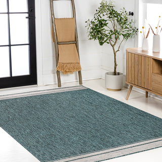 Zuri Modern Minimalist Mingled Indoor/Outdoor Area Rug