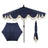 Navy/Cream, Dark Brown Pole