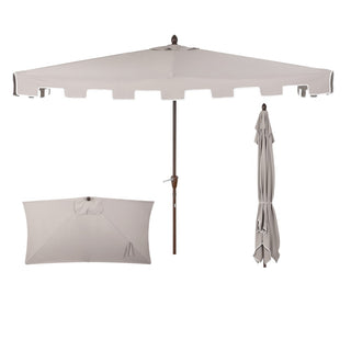 Ditto 9 ft. Classic MidCentury Rectangular Half Market Patio Umbrella