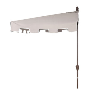 Ditto 9 ft. Classic MidCentury Rectangular Half Market Patio Umbrella