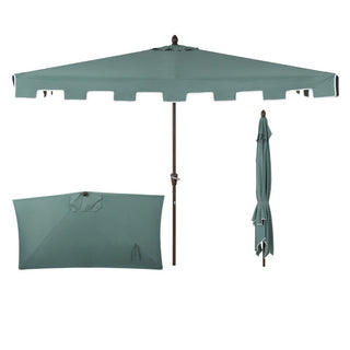 Ditto 9 ft. Classic MidCentury Rectangular Half Market Patio Umbrella