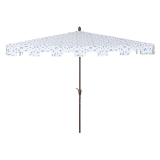 Ditto 9 ft. Classic MidCentury Rectangular Half Market Patio Umbrella