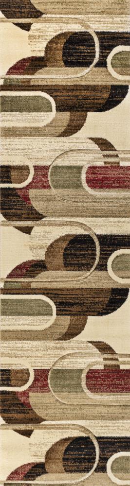 Saral Retro Abstract Arches Area Rug