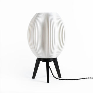 The Wavy Modern Contemporary Plant-Based PLA 3D Printed Dimmable LED Table Lamp