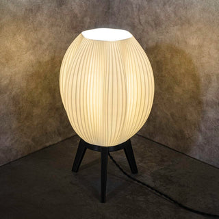 The Wavy Modern Contemporary Plant-Based PLA 3D Printed Dimmable LED Table Lamp