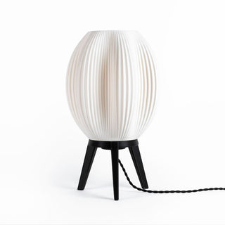 The Wavy Modern Contemporary Plant-Based PLA 3D Printed Dimmable LED Table Lamp