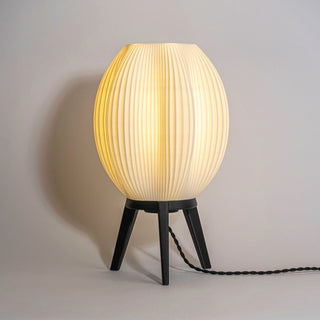 The Wavy Modern Contemporary Plant-Based PLA 3D Printed Dimmable LED Table Lamp