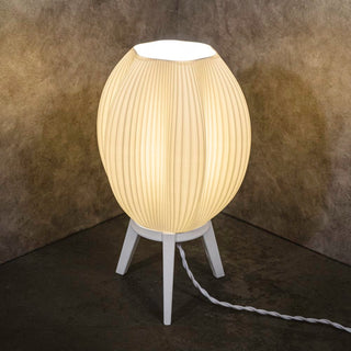 The Wavy Modern Contemporary Plant-Based PLA 3D Printed Dimmable LED Table Lamp