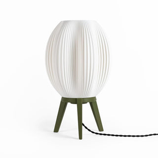 The Wavy Modern Contemporary Plant-Based PLA 3D Printed Dimmable LED Table Lamp