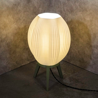 The Wavy Modern Contemporary Plant-Based PLA 3D Printed Dimmable LED Table Lamp