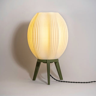 The Wavy Modern Contemporary Plant-Based PLA 3D Printed Dimmable LED Table Lamp