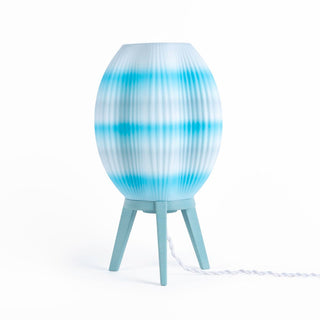 The Wavy Modern Contemporary Plant-Based PLA 3D Printed Dimmable LED Table Lamp