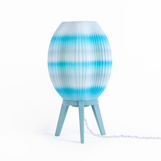 The Wavy Modern Contemporary Plant-Based PLA 3D Printed Dimmable LED Table Lamp