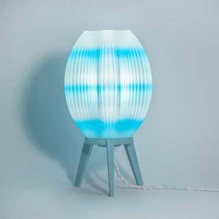 The Wavy Modern Contemporary Plant-Based PLA 3D Printed Dimmable LED Table Lamp