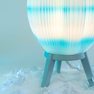 The Wavy Modern Contemporary Plant-Based PLA 3D Printed Dimmable LED Table Lamp