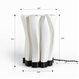 Rhea Modern Bohemian Plant-Based PLA 3D Printed Dimmable LED Table Lamp