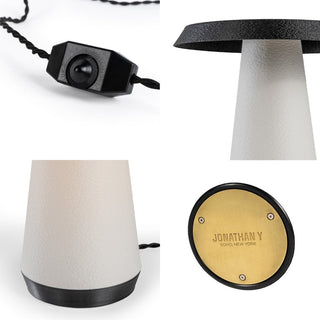 Nordic 12.25" Mid-Century Minimalist Plant-Based PLA 3D Printed Dimmable LED Table Lamp