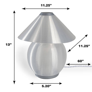 Buddy 13" Modern Contemporary Plant-Based PLA 3D Printed Dimmable LED Table Lamp