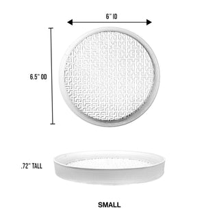 Hexagon Modern Geometric Indoor Eco-Friendly 3D Printed Plant Saucer