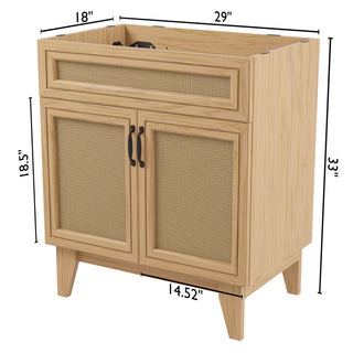 Redbay Modern 2-Shelf Bath Vanity Cabinet (Sink Basin not Included)