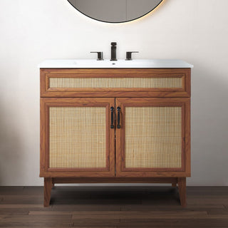 Redbay Modern 2-Shelf Bath Vanity Cabinet (Sink Basin not Included)