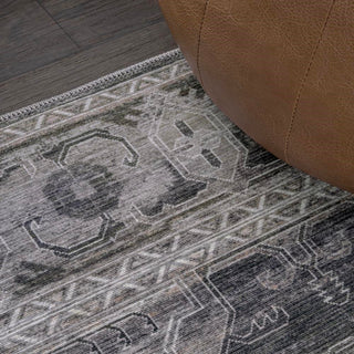 Tomlin ornate Medallion Washable Area Rug