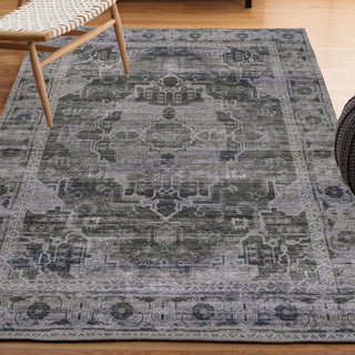 Tomlin ornate Medallion Washable Area Rug