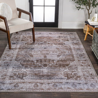 Tomlin ornate Medallion Washable Area Rug