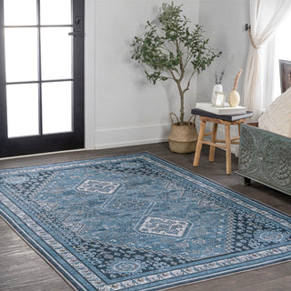 Herr geometric Medallions Washable Area Rug