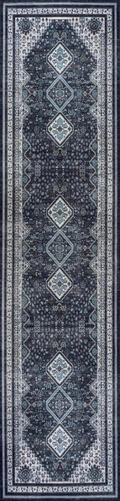 Herr geometric Medallions Washable Area Rug