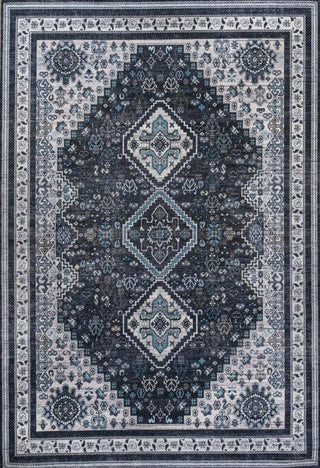 Herr geometric Medallions Washable Area Rug