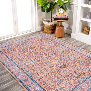 Light all-over Persian Washable Area Rug