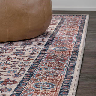 Light all-over Persian Washable Area Rug