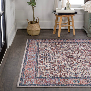 Light all-over Persian Washable Area Rug