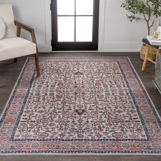 Light all-over Persian Washable Area Rug