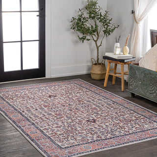 Light all-over Persian Washable Area Rug