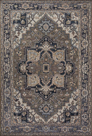 Garza ornate Large Medallion Washable Area Rug