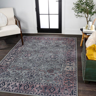 Story ornate Persian All-over Washable Area Rug