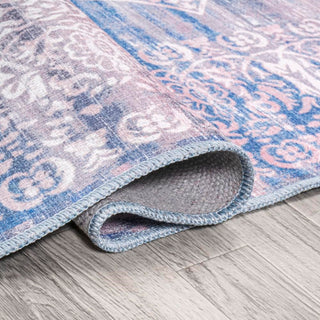 Reedsy bohemian Medallion Washable Area Rug