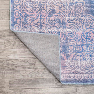 Reedsy bohemian Medallion Washable Area Rug