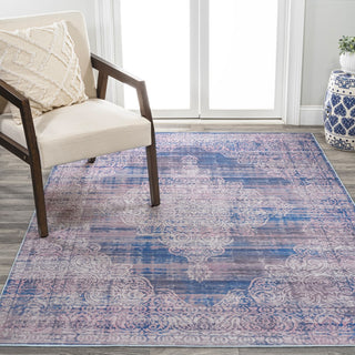 Reedsy bohemian Medallion Washable Area Rug