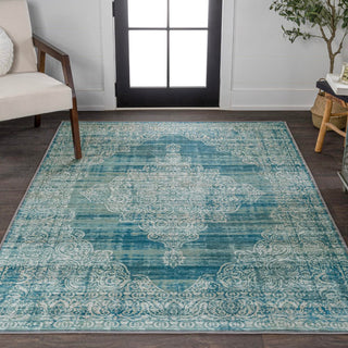 Reedsy bohemian Medallion Washable Area Rug