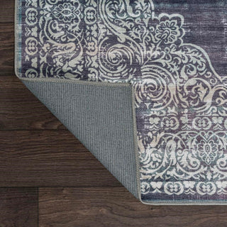 Reedsy bohemian Medallion Washable Area Rug