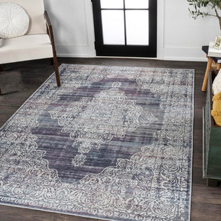 Reedsy bohemian Medallion Washable Area Rug